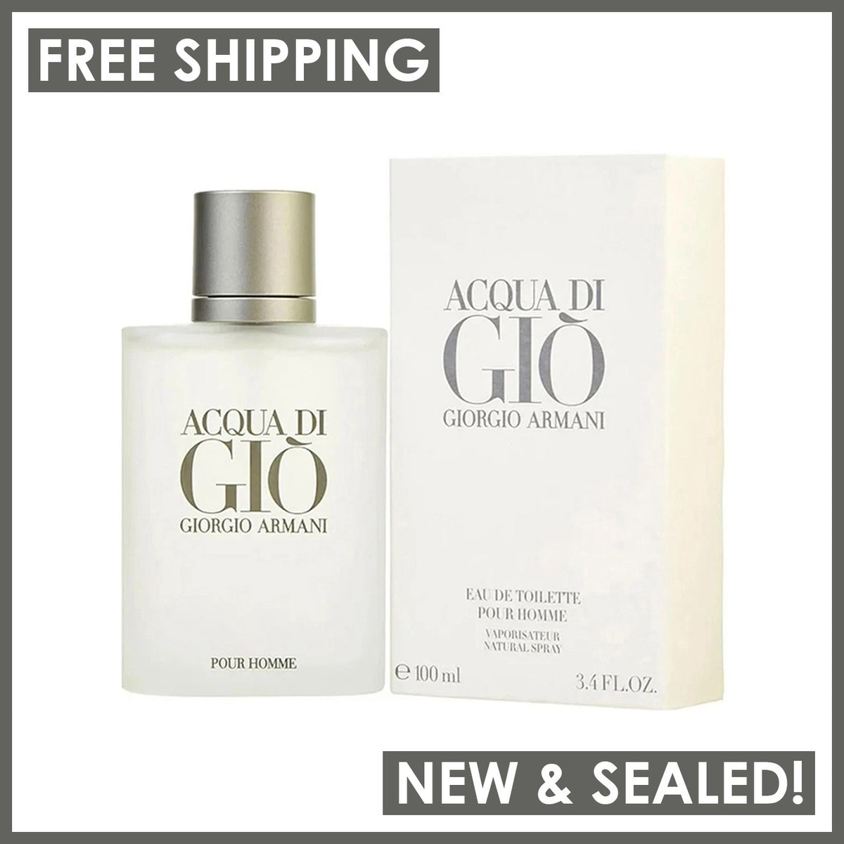 Giorgîo Armanî Acqua Di Gio Eau De Toilette Spray for Men 3.4 fl.oz