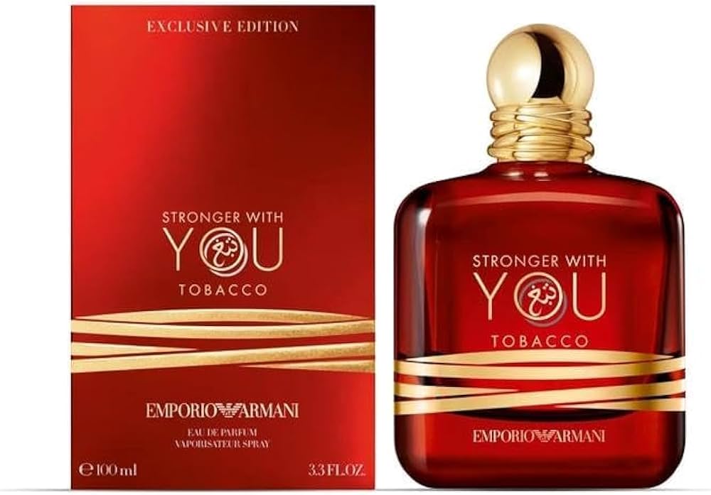 "Giorgio Armani Stronger With You Tobacco 3.3 oz / 100 ml Eau de Parfum "