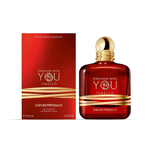 "Giorgio Armani Stronger With You Tobacco 3.3 oz / 100 ml Eau de Parfum "