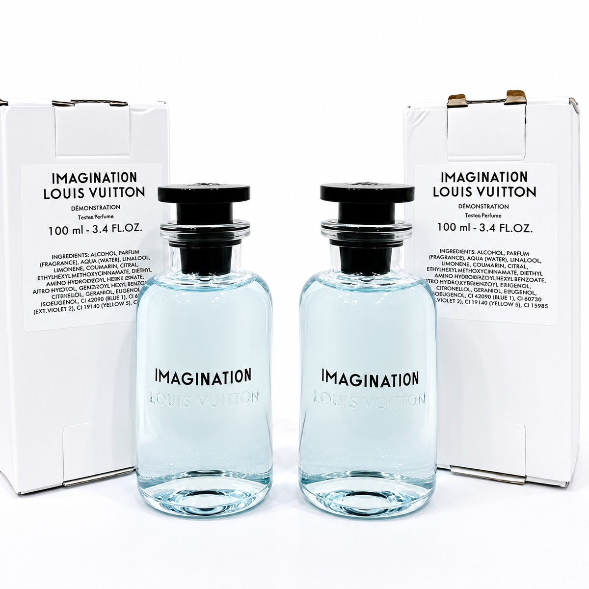 Louis Vuitton Imagination Eau de Parfum 100ml / 3.4 FL.OZ. – Premium Fragrance.(Pack of 2)